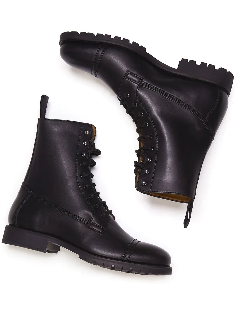 Will's Vegan Store Will's Vegan Store Herren vegan Goodyear Taktische Stiefel Schwarz, Schwarz, – Produktbild 2 von 2