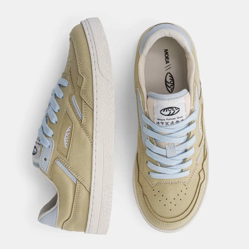 MoEa MoEa Herren vegan Sneaker Origin Low Aloe Vegan Suede & Blue Corn, Hellblau, – Produktbild 2 von 2