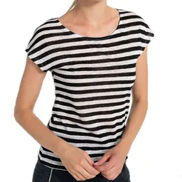 Alma & Lovis Alma & Lovis Ringel-Shirt aus Leinen | Leinen Ringel Pure – Produktbild 1 von 1
