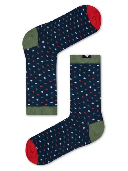 Natural Vibes Natural Vibes Bunte Socken Bio GOTS | Herren Damen Socken | Dots, Dots (bunte), – Produktbild 3 von 3