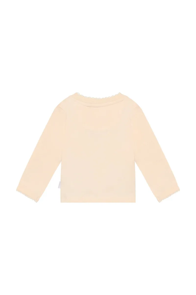 Noppies Baby Langarmshirt, Beige, – Produktbild 1 von 4