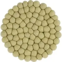 myfelt myfelt Filzkugel Topfuntersetzer (⌀ 20 cm), Hellgrün (pitt), – Produktbild 1 von 1