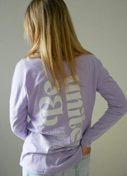 SPARKLES OF LIGHT SPARKLES OF LIGHT Yoga Shirt | BE UNITED, Violett, – Produktbild 3 von 3