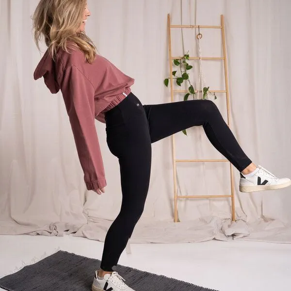 Vresh Clothing Vresh Clothing Ivy - Leggins aus Biobaumwolle, Schwarz, – Produktbild 1 von 4