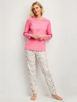 CALIDA CALIDA Schlafanzug Cotton Special (2 tlg) Langarm, bequem, Baumwolle, Rundhals-Ausschnitt – Produktbild 1 von 1