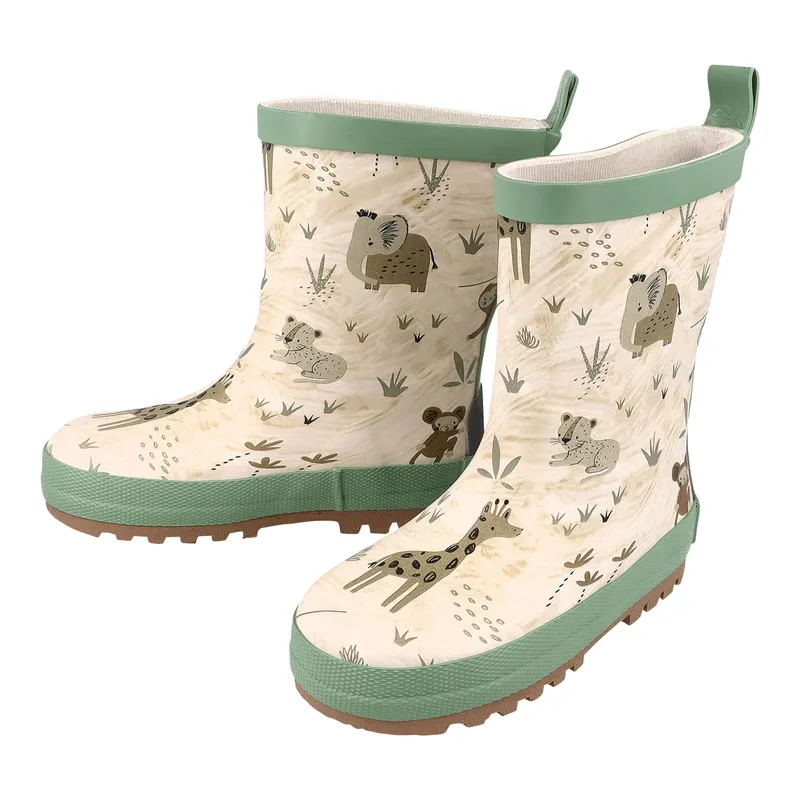 Maximo Maximo Gummistiefel Safari, Beige | gruen, – Produktbild 1 von 2