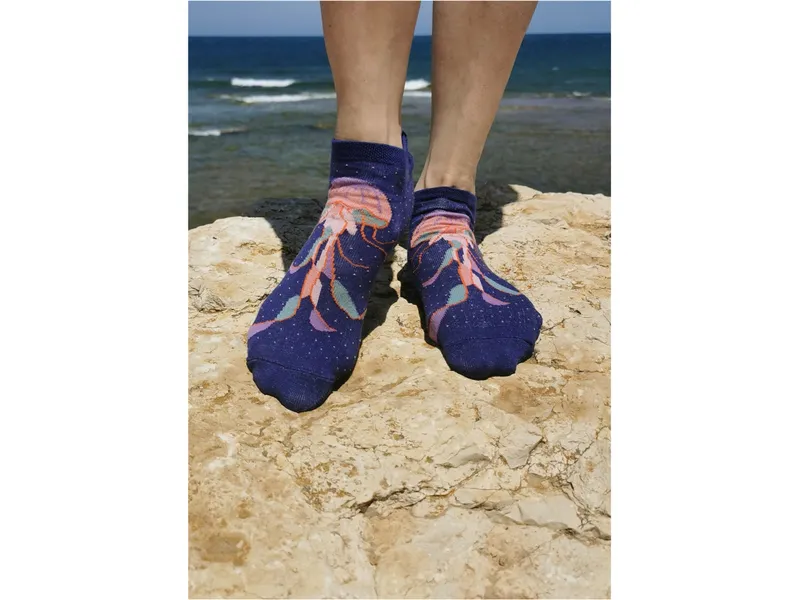 Fräulein Prusselise Kinder Sneaker Socken Qualle Gr.35-38, Mehrfarbig, – Produktbild 2 von 2