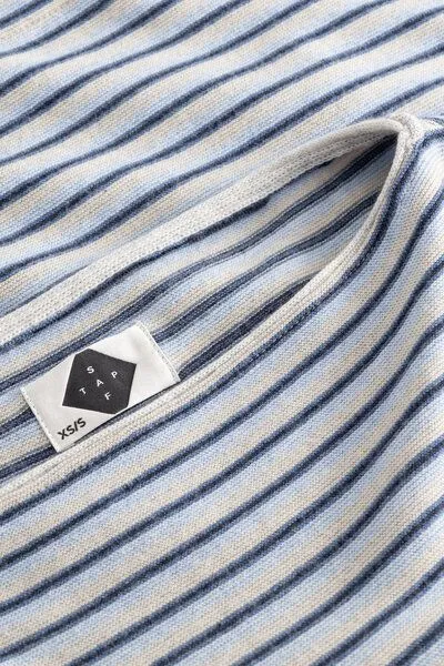 Stapf Damen Shirt Evi, Écru azzurro nachtblau, – Produktbild 4 von 4
