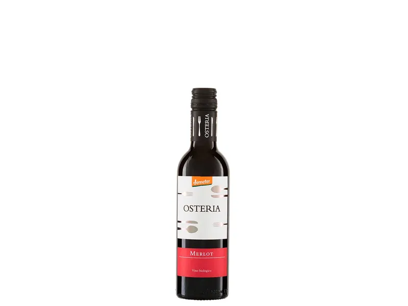 Bio-Rotwein Merlot "OSTERIA" IGT 0,375 l – Produktbild 1 von 1