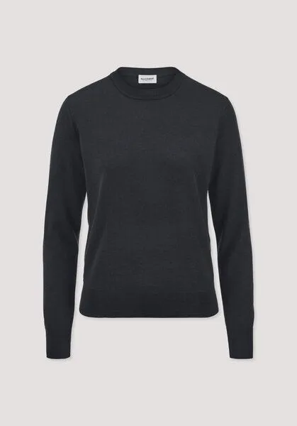 hessnatur hessnatur Pullover Regular aus reiner Bio-Merinowolle, Marine, – Produktbild 4 von 4