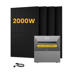 Anker Anker SOLIX Solarbank 3 E2700 Pro, mit 4 x 500 Bifaziale Solarmodule.by Powerness - 5.4kWh / ohne Zubehör / Selbstabholung – Produktbild 1 von 1