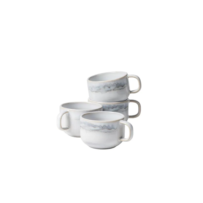 Gipfelstück Gipfelstück Tiefer See Kaffeeobertassen-Set, Steinzeug, Blaugrau, – Produktbild 2 von 4