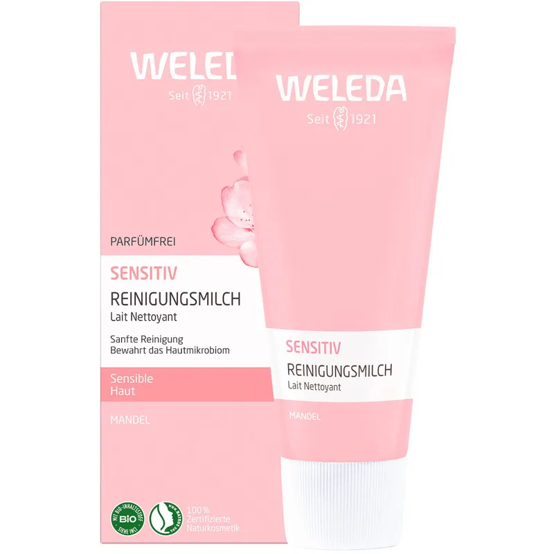 Weleda WELEDA SENSITIVE REINIGUNGSMILCH MANDEL 75 ml Milch – Produktbild 1 von 1
