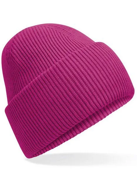 Beechfield Beechfield Damen / Herren Klassische Mütze mit tiefem Umschlag 30, Festival fuchsia, – Produktbild 2 von 6