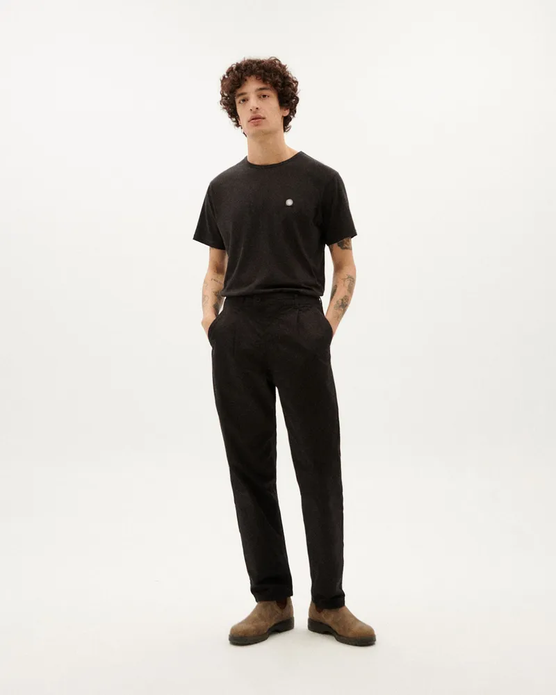 thinking mu Thinking MU Herren vegan Hose Wotan Schwarz, Schwarz, – Produktbild 1 von 2