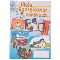 Memo Malbuch "Energiesparmalbuch" Format A4, 12 Seiten – Produktbild 1 von 1