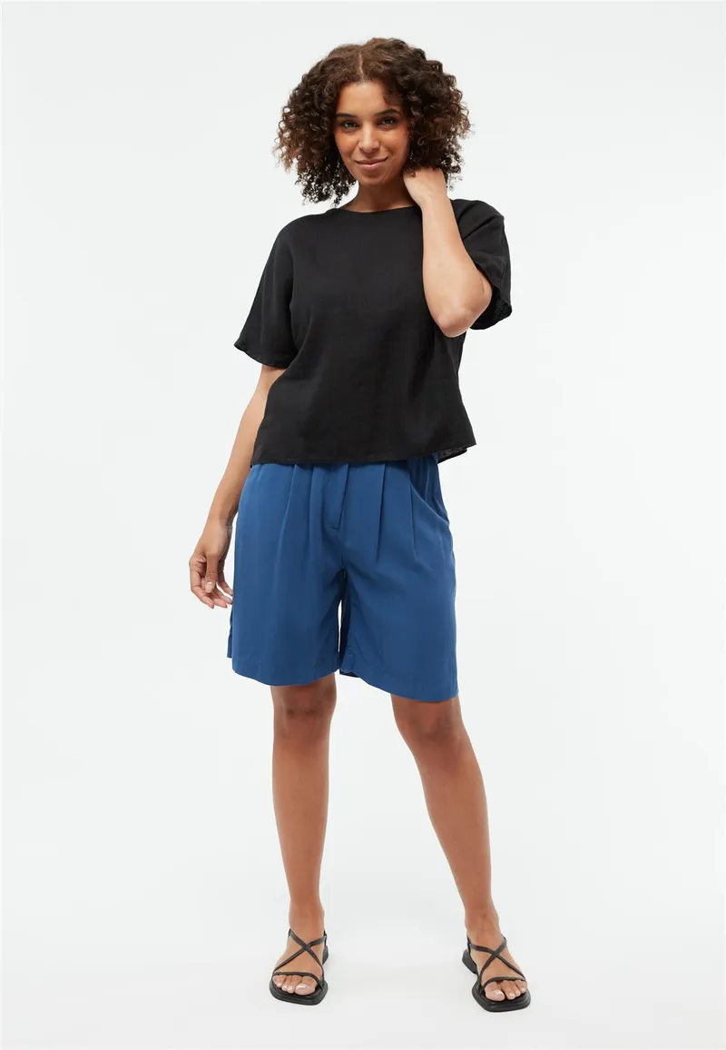 Givn Givn Damen vegan Bluse Pina Schwarz, Schwarz, – Produktbild 1 von 2