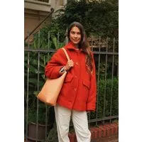Marin et Marine Marin et Marine Leder Tote Bag Soléa, Marron, – Produktbild 2 von 5