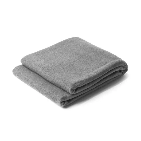 Stamina Stamina Leichte Fleecedecke aus recyceltem RPET-Polyester mit praktischer Tasche, Grau (heather), – Produktbild 1 von 3