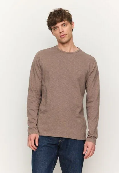 recolution Herren Slub Longsleeve aus Bio-Baumwolle - MACA - recolution, Vintage brown (braun), – Produktbild 3 von 3