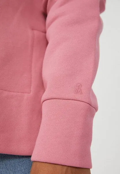 ARMEDANGELS ARMEDANGELS HAAVIN LOGO - Damen Sweathoodie aus Bio-Baumwolle, Cinnamon rose, – Produktbild 3 von 4