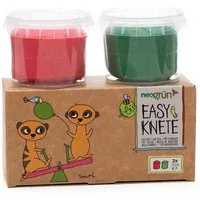 neogrün neogrün Easy-Knete 2er Set "Suri", Rot/grün, – Produktbild 1 von 1