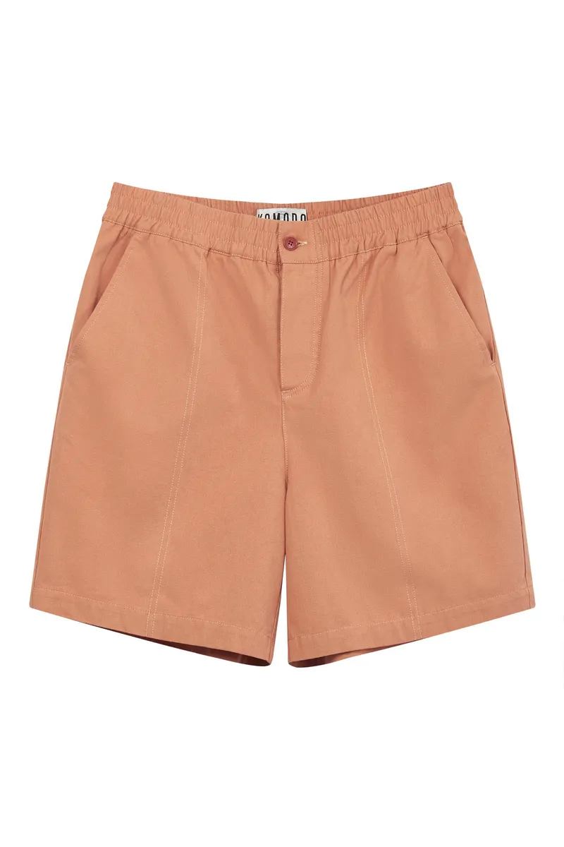 KOMODO KOMODO Herren vegan Shorts Mario Orange, Hell orange, – Produktbild 2 von 2