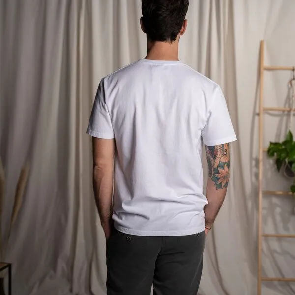 Vresh Clothing Vresh Clothing Vreddy - Regular T-Shirt aus Heavy-Jersey Biobaumwolle, Weiß, – Produktbild 2 von 4