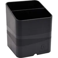 Exacompta 10 Exacompta Stifteköcher Pen Cube "ECOBlack", 2 Fächer, schwarz – Produktbild 1 von 1