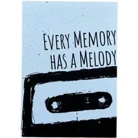 ilovemixtapes ilovemixtapes Postkarte „every melody has a memory“ Kassette A6 – Produktbild 1 von 1