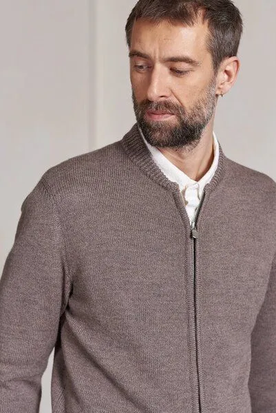 About Companions About Companions - Pullover Paul, Melange taupe, – Produktbild 3 von 3