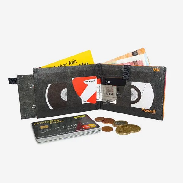 paprcuts paprcuts RFID Portemonnaie Pro, Vhs 2.0. (orange rot gelb), – Produktbild 4 von 4