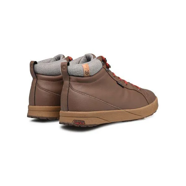 SAOLA SAOLA Vegane Waterproof gefüttert Winterschuhe Herren - BERGEN WATERPROOF WARM, Chocolate, – Produktbild 3 von 3