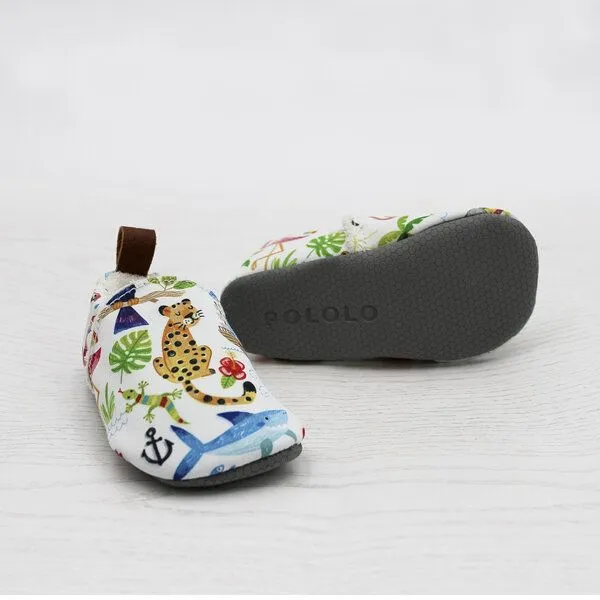 Pololo Pololo Barfuß-Hausschuhe aus Seaqual Yarn, Futter aus Baumwolle (organic) vegan, Tiere, – Produktbild 3 von 4