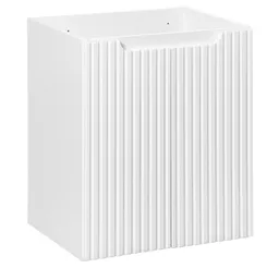 Lomadox Unterschrank NEWPORT-56-WHITE Waschtischunterschrank, weiß mit gerillter Front, ca. 50/57/39cm – Produktbild 1 von 1