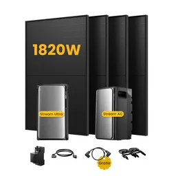 EcoFlow EcoFlow Stream Ultra, All-in-One Speicher für Balkonkraftwerke, mit 4 x 455 Bifaziale Solarmodule, by Powerness - Stream Ultra + Stream AC Pro | 3840Wh / 1 x Smart Meter / Selbstabholung – Produktbild 1 von 1