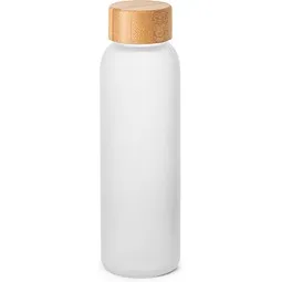 hi!dea™ hi!dea™ LILLARD GLASS. Trinkflasche aus Mattglas 500ml, Weiß, – Produktbild 1 von 1