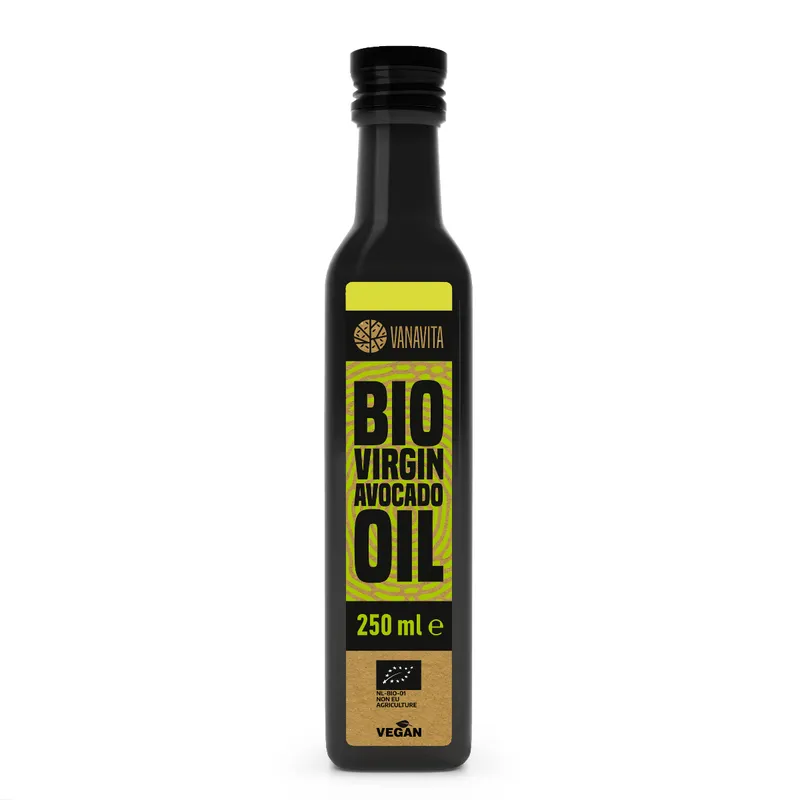 GymBeam Bio VanaVita Natives Bio-Avocadoöl 250 ml – Produktbild 1 von 1