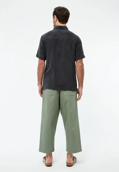 Givn Berlin Givn Berlin Weite Hose GBERWIN aus Bio-Baumwolle, Eucalyptus green, – Produktbild 2 von 4