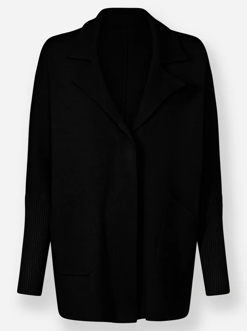 heine Strickjacke schwarz, Schwarz, – Produktbild 1 von 2