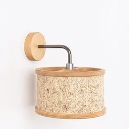 ALMUT von Wildheim ALMUT von Wildheim Almheu Wandlampe aus 100 % Tiroler Bio-Gräsern – Produktbild 1 von 1