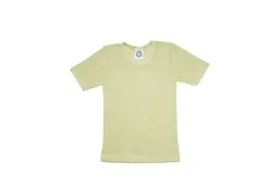 Cosilana Cosilana Bio-Kurzarmshirt in Rippstruktur aus Seide/Wolle/Baumwolle – Produktbild 1 von 1