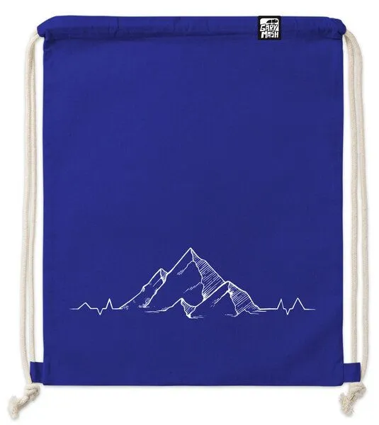 Gary Mash Gary Mash Gym Bag Mountainbeat aus Biobaumwolle, Blau, – Produktbild 1 von 1