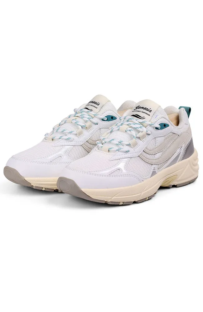 Genesis Genesis Damen vegan Sneaker G-Eco 99 Grau/Weiß/Silber, Weiß, – Produktbild 2 von 2