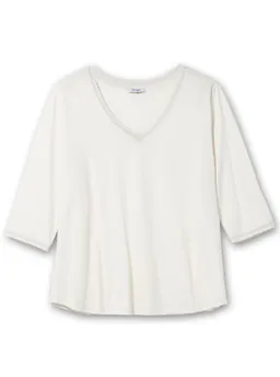 sheego 3/4-Arm-Shirt champagner – Produktbild 1 von 1