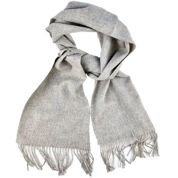 Bruno Barella Bruno Barella Winter Schal aus Wolle mit Fransen, Natural, – Produktbild 1 von 1