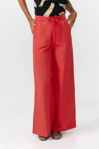SUITE13LAB Suite13lab Damenhose RAMALA, Rot, – Produktbild 1 von 3