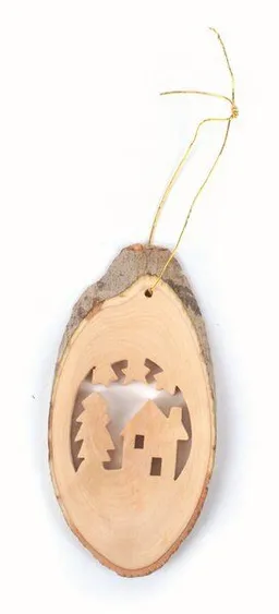 El Puente El Puente Deko-Anhänger "Weihnachtszeit" | Fair Trade & Handmade aus Palästina – Produktbild 1 von 1