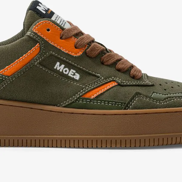 MoEa MoEa Sneakers GEN1 - Cactus Suede Khaki, Green, – Produktbild 4 von 4