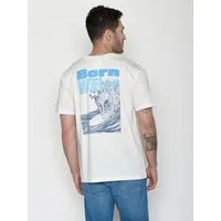 GreenBomb GREENBOMB Dog Surf Fusion - Lässiges Oversize-T-Shirt aus Bio-Baumwolle / hochwertiger Print / GOTS / Fair & Vegan – Produktbild 1 von 1